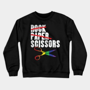 Rock Paper Scissors Crewneck Sweatshirt